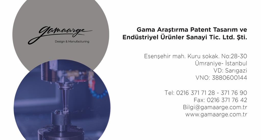 Gama Araştırma Patent Tasarım ve Endüstriyel Ürünler Sanayi Tic.Ltd.Ştii Logosu