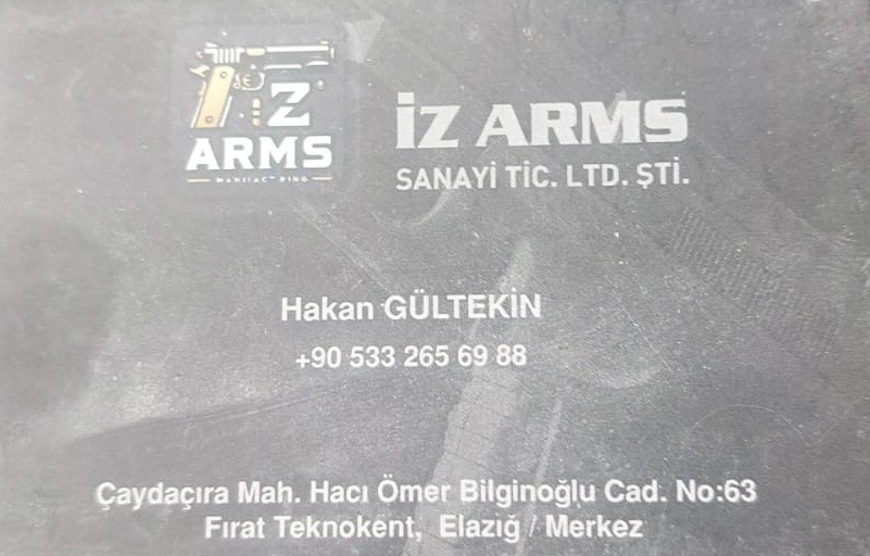 İZ ARMS SANAYİ TİC.LTD.ŞTİ Logosu